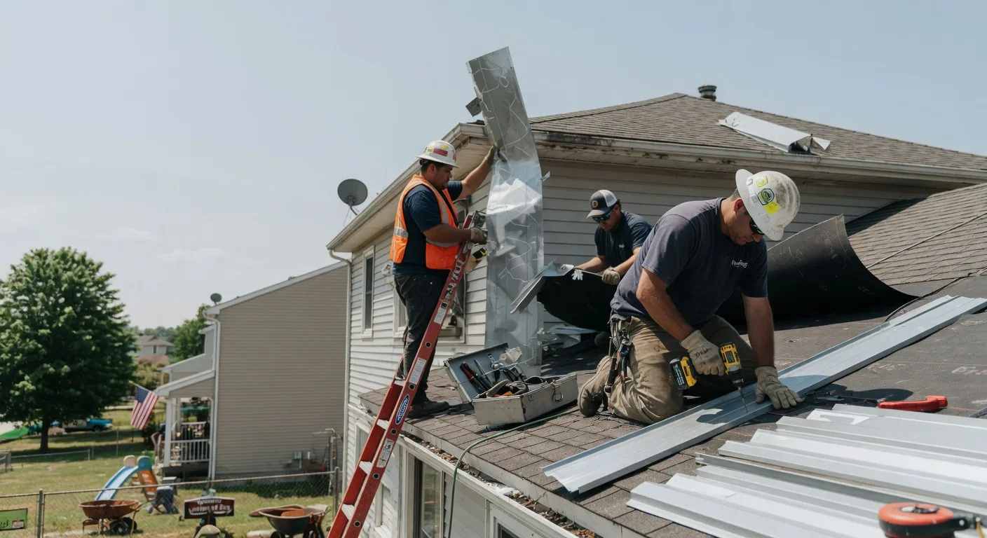 Storm Damage Metal Roof Repair in Tracy City, TN